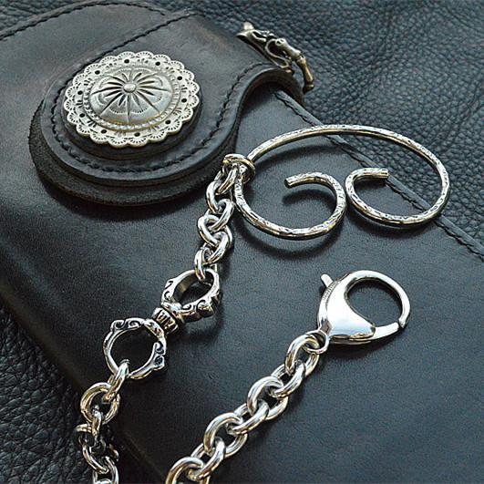 Cool Men's Women's Stainless Steel 18'' Sliver Wallet Chain Pants Chain Jeans Chain Jean Chain For Men - imessengerbags