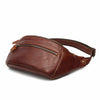 Brown LEATHER MENS FANNY PACK FOR MEN BUMBAG Black WAIST BAGS FOR MEN