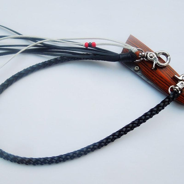 Leather Braided Biker Trucker Wallet Chain for Chain Wallet Biker Wallet Trucker Wallet - imessengerbags