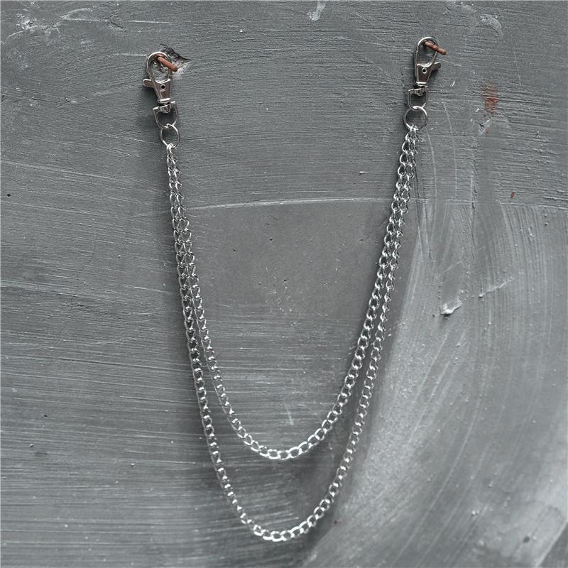 Badass Punk Mens WOmens Double Pants Chain Jeans Chain Jean Chain Wallet CHain For Men - imessengerbags