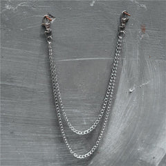 Badass Punk Mens WOmens Double Pants Chain Jeans Chain Jean Chain Wallet CHain For Men - imessengerbags