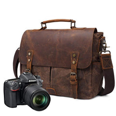 Mens Canvas Camera Handbag Camera Side Bag Camera Shoulder Bag for Men - imessengerbags