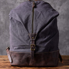 Canvas Mens Cool Backpack Bag Sling Bag Large Travel Bag Hiking Bag for Men - imessengerbags
