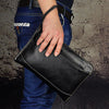 Large Leather Mens Wristlet Bag Wristlet Wallet Side Bag Clutch Wallet for Men