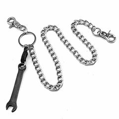 Bright Silver Punk Pants Chain Fashion Wallet Chain Jeans Chain Jean Chains For Men - imessengerbags