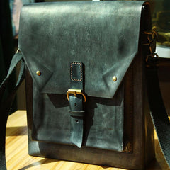 Cool Handmade Leather Mens Backpack Travel Backpack Messenger Bag for men - imessengerbags