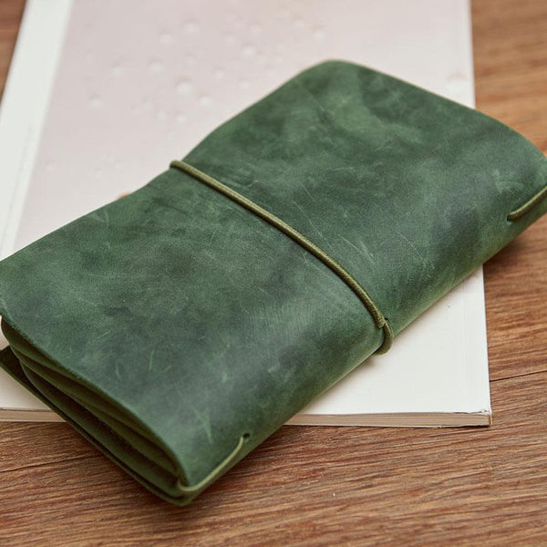 Cool Leather Canvas Mens Bifold Long Wallet Leather Long Wallet for Men - imessengerbags