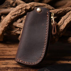 Handmade Leather Mens Cool Car Key Wallet Car Key Holder Car Key Case for Men - imessengerbags