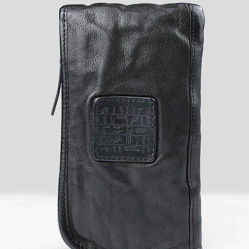 Handmade Leather Mens Cool Long Leather Wallet Bifold Clutch Wallet for Men - imessengerbags