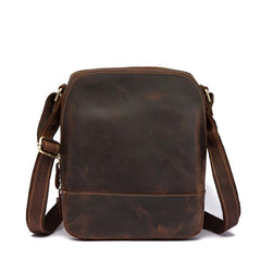Cool Leather Men's Small Tablet Messenger Bag Small Side Bag Small Shoulder Bag For Men - imessengerbags