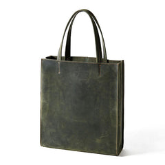 Handmade Leather Mens Tote Bag Cool Messenger Bag Tote Bag Handbag Shoulder Bag for men - imessengerbags