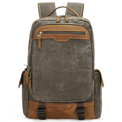 CANVAS WATERPROOF 15‘’ MENS LARGE NIKON CAMERA BACKPACK CANON CAMERA BAG DSLR CAMERA BAG FOR MEN - imessengerbags