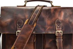 VINTAGE LEATHER MENS Large BRIEFCASEs BUSINESS BRIEFCASE Cool SHOULDER BAG HANDBAGS FOR MEN - imessengerbags