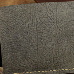 Handmade Leather Mens Cool Slim Leather Wallet Men billfold Wallets Bifold for Men - imessengerbags