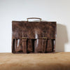 Genuine Leather Mens Cool Messenger Bag Briefcase Work Bag Laptop Bag for men - imessengerbags
