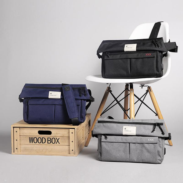 Cool OXFORD CLOTH PVC Men's Shoulder Bag School Bag Messenger Bag For Men - imessengerbags