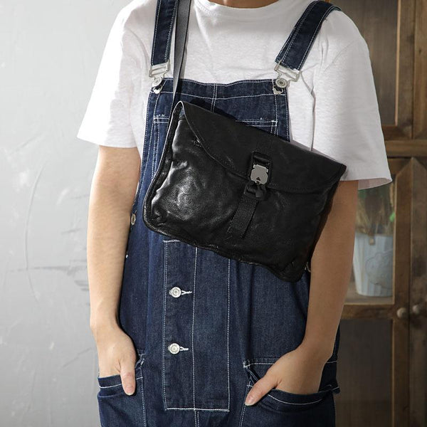 DISTRESSED BROWN LEATHER MEN'S Side BAG 10 inches MESSENGER BAG Leather Coffee Courier BAGs FOR MEN - imessengerbags