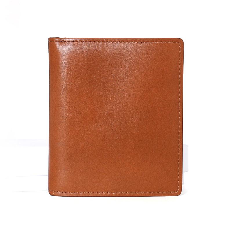 Leather Mens Slim Bifold Small Wallet Front Pocket Wallet Small Wallet for Men - imessengerbags