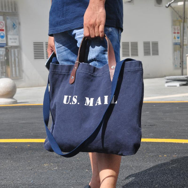 Blue Fashion Canvas Mens Womens Tote Handbag Messenger Bags Green Shoulder Tote Bag For Men and Women - imessengerbags