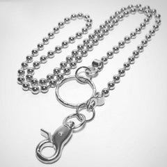 Fashion Men's Women's Beaded Double Stainless Steel Long Pants Chains Biker Wallet Chain For Men - imessengerbags