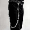 32'' Metal BIKER SILVER WALLET CHAIN LONG Safety Pin PANTS CHAIN Jeans Chain Jean ChainS FOR MEN