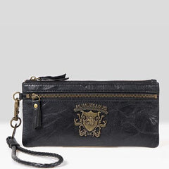 Handmade Leather Mens Chain Biker Wallet Cool Leather Wallet Wrist Wallets for Men - imessengerbags