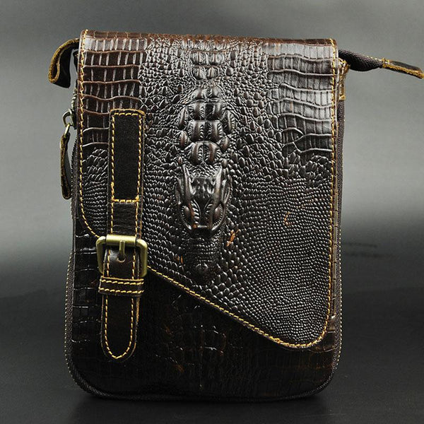 Cool Mens Leather Small Side Bag Belt Pouch Waist Pouch Holster Belt Case for Men - imessengerbags