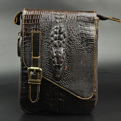 Cool Mens Leather Small Side Bag Belt Pouch Waist Pouch Holster Belt Case for Men