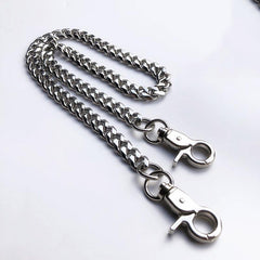 Cool Silver Stainless Steel Mens Pants Chain Biker Wallet Chain Key Chain For Men - imessengerbags