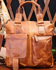 Leather Mens Vintage Briefcase Business Briefcase Work Briefcase For Men - imessengerbags