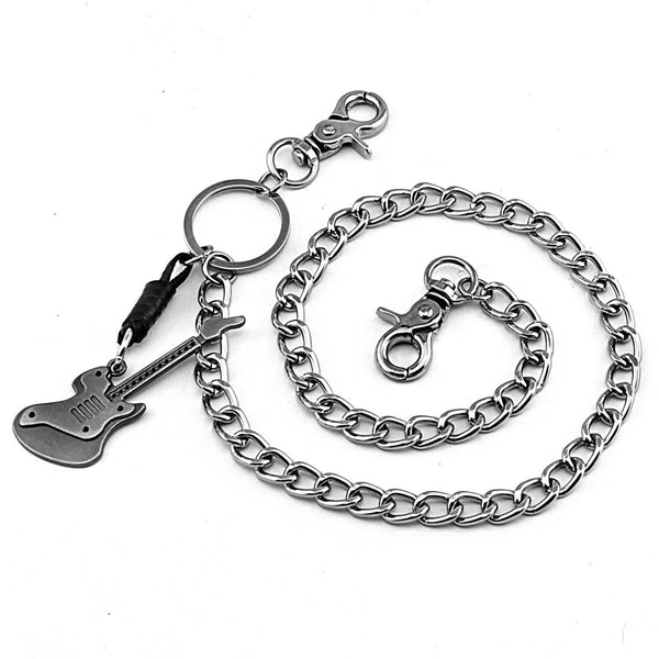 Cool Silver Punk Mens Wallet Chain Rock Biker Wallet Chain Pants Chain For Men - imessengerbags