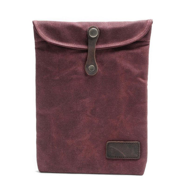 Cool Waxed Canvas Mens iPad Case iPad Air Case 10 inch for Men - imessengerbags