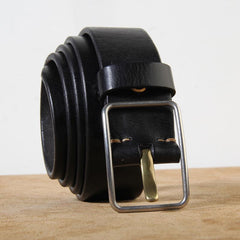 Genuine Leather Punk Rock Biker Trucker Mens Belt Men Black Coffee Belt for Men