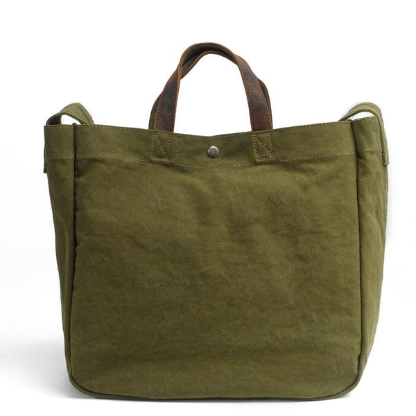 Cute Canvas Mens Womens White Handbag Tote Bag Shoulder Bag Tote Purse For Men - imessengerbags