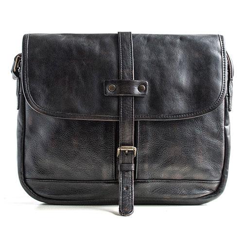 Genuine Leather Mens Cool Messenger Bag iPad Bag Chest Bag Bike Bag Cycling Bag for men - imessengerbags