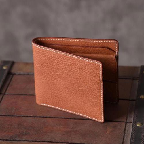 Handmade Leather Mens Cool Wallet Men Slim Wallets Front Pocket Wallet for Men - imessengerbags