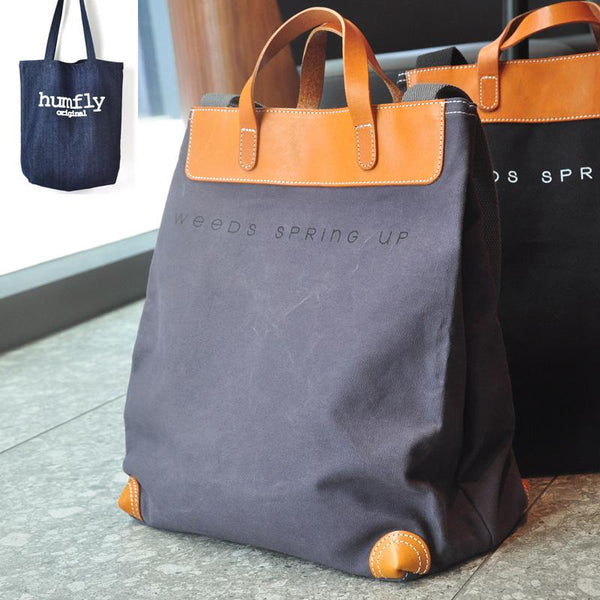 Black Canvas Leather Mens Tote Shoulder Bag Messenger Bag Gray Tote Handbag For Men and Women - imessengerbags