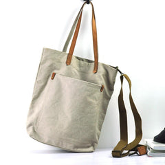 Simple Canvas Mens Womens Shoulder Tote Bag Messenger Bag Tote Handbag Side Bag For Men and Women - imessengerbags