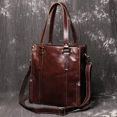 Handmade Brown LEATHER Mens/Womens Tote Messenger Tote Bag Tote HandBag Shoulder Bag For Men