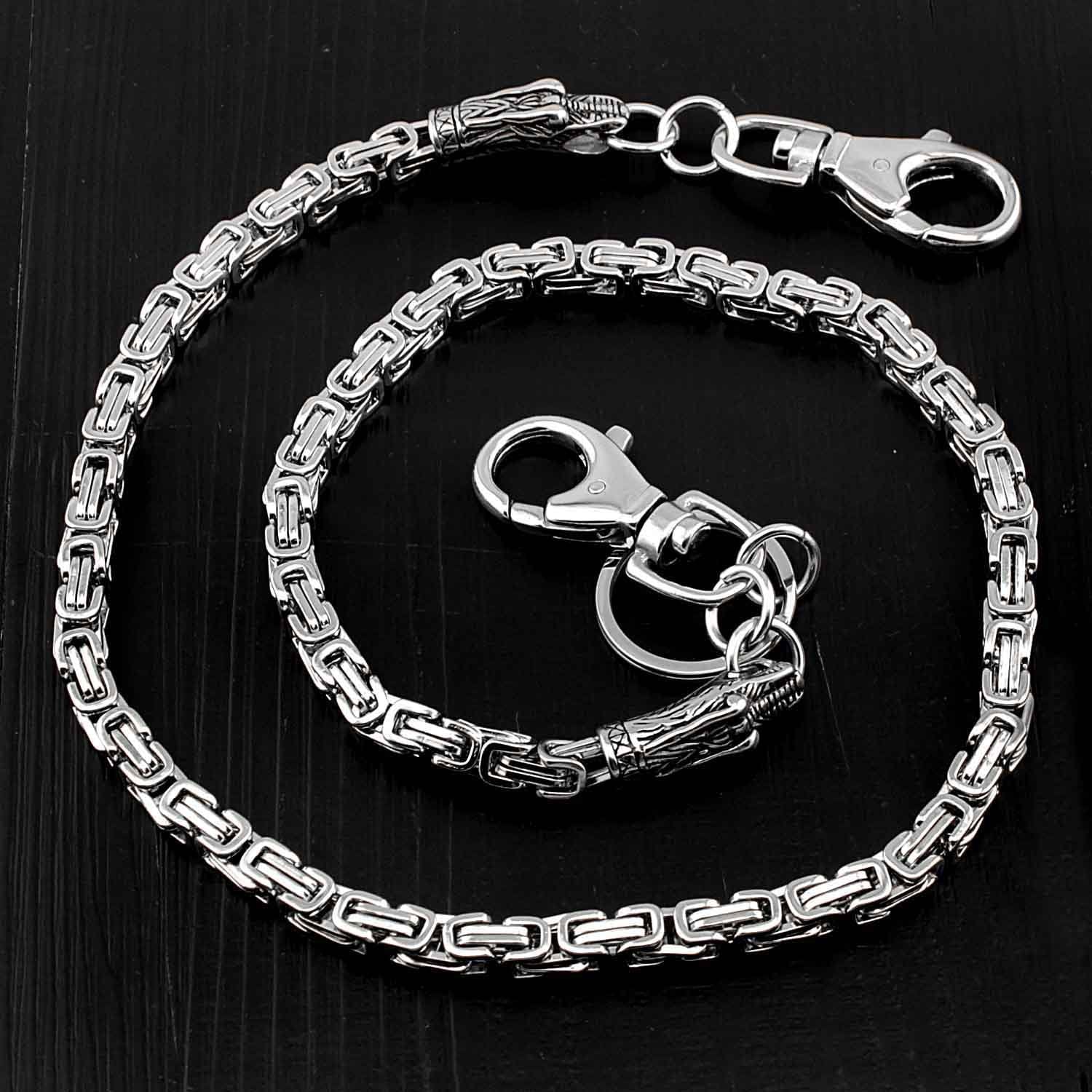 Cool Men's Women's Silver Bike Chain Long Biker Wallet Chain Pants Cha –  iChainWallets