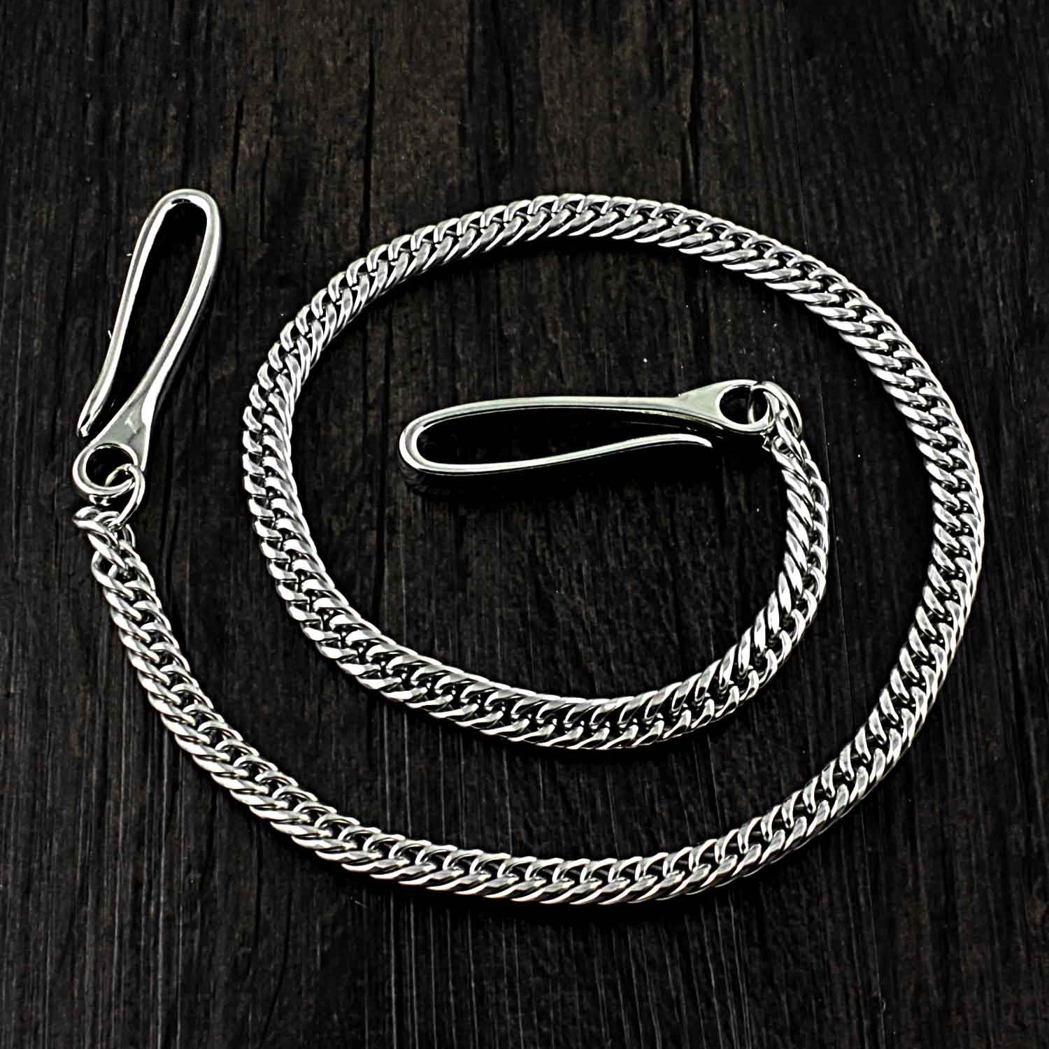 SOLID STAINLESS STEEL Mens BIKER WALLET CHAIN LONG PANTS CHAIN Jeans Chain Jean Chain FOR Women MEN - imessengerbags