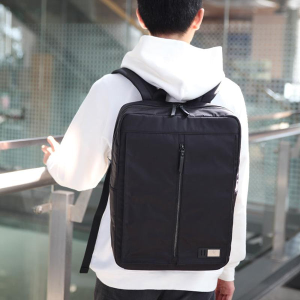 Cool Nylon PVC Men's Casual Black 14'' Travel Backpack Computer Backpack For Men - imessengerbags
