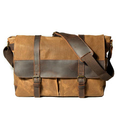 Mens Canvas Side Bag Canvas Messenger Bag Courier Bag Shoulder Bag for Men - imessengerbags