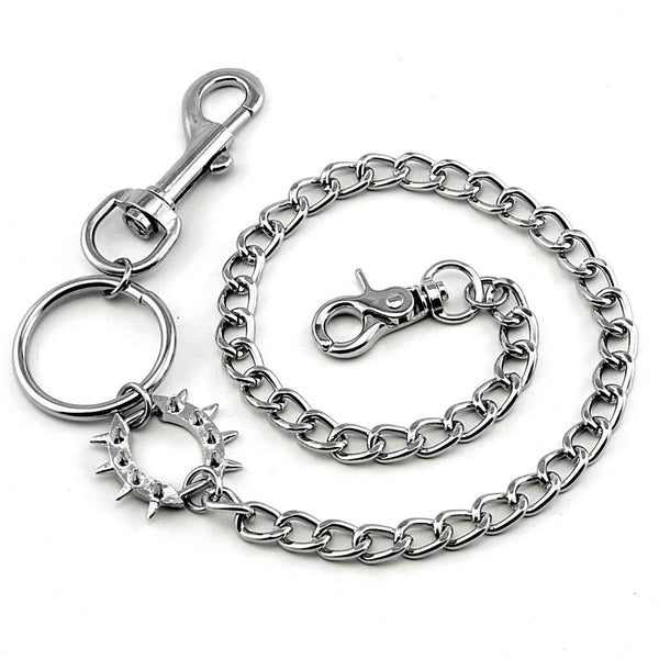 Badass Silver Punk Mens Wallet Chain Pants Chain Long Biker Wallet CHain For Men - imessengerbags