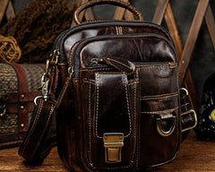 Vintage Leather Belt Pouches for Men Waist Bag BELT BAG Shoulder Bags For Men