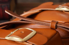 Handmade Leather Mens Cool Shoulder Bag Messenger Bag Chest Bag Bike Bag Cycling Bag for men - imessengerbags
