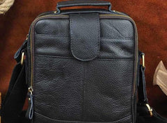 Small Leather Mens SIDE BAG COURIER BAG Messenger Bag Shoulder Bag for Men