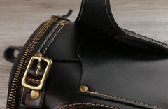 Leather Belt Pouch Mens Small Cases Waist Bag Hip Pack Belt Bag Fanny Pack Bumbag for Men - imessengerbags