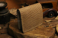 Handmade Leather Mens Cool Slim Leather Wallet Men billfold Wallets Bifold for Men - imessengerbags