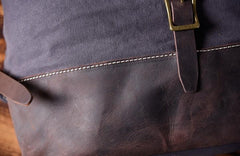 Canvas Mens Cool Backpack Bag Sling Bag Large Travel Bag Hiking Bag for Men - imessengerbags